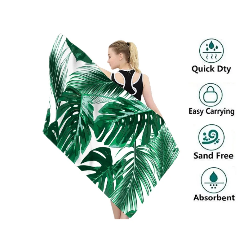 Factory retail multi style 100% microfiber beach towel customize design digital printing wholesale bath towel