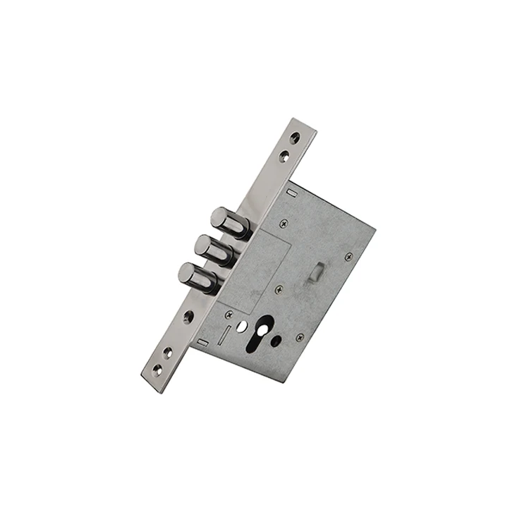 Internal Glass Door Lock With Strike Plate, Stainless Steel Lock Body