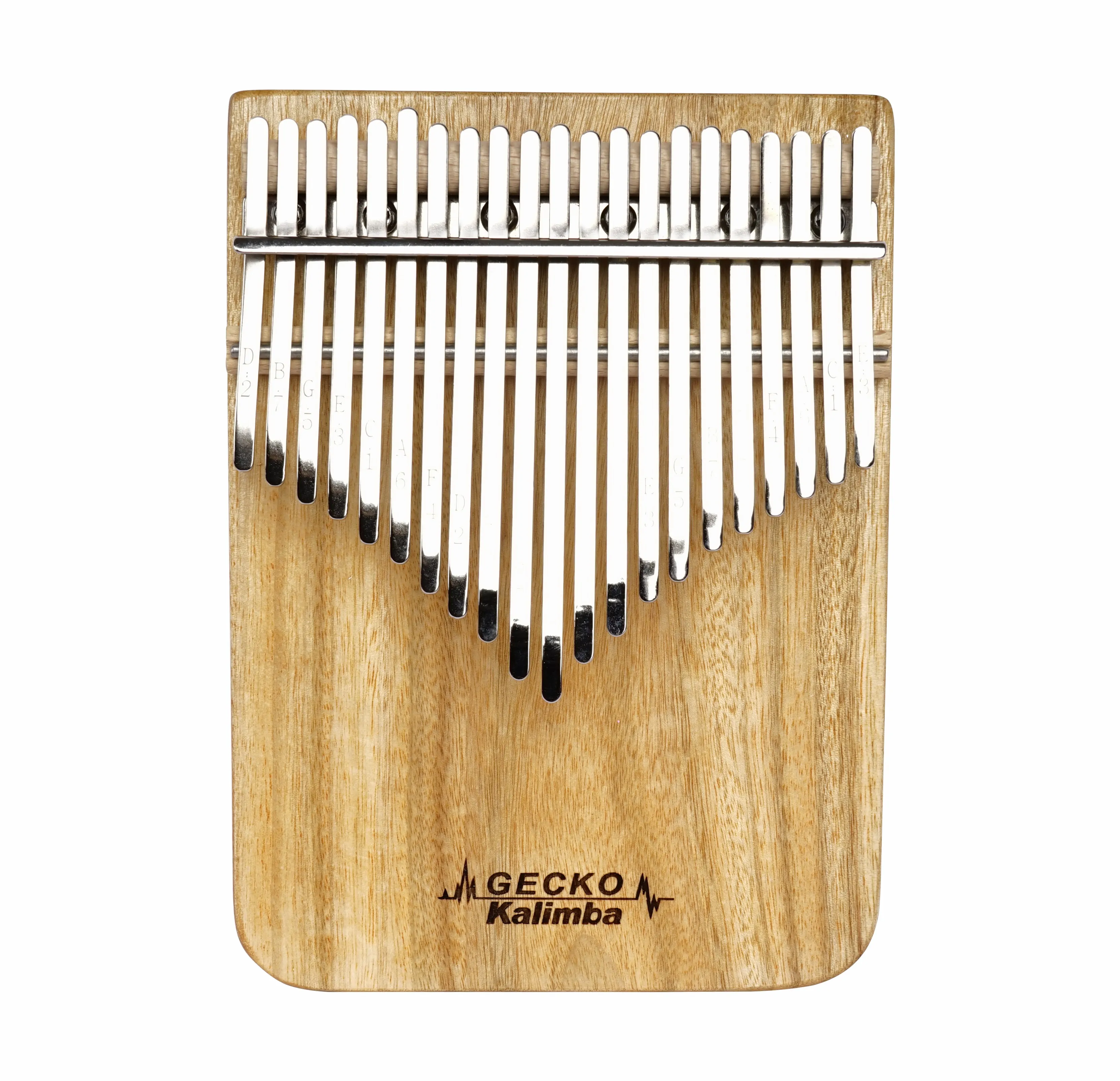 Hot Sale Gecko Professional Musical Instrument Thumb Piano 21 Keys Kalimba