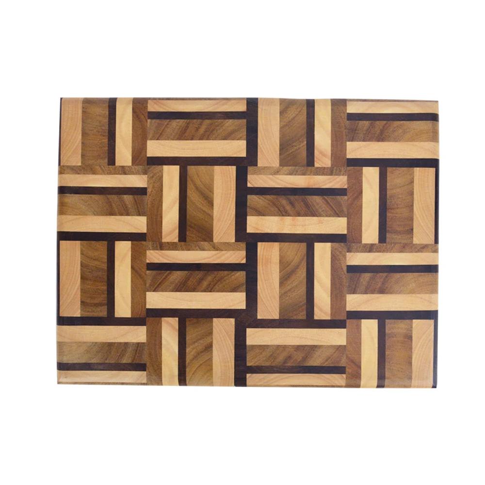 Acacia Wood&Rubberwood&Carbonizd Acacia Wooden Cutting Board Kitchen Large End Grain Chopping Block