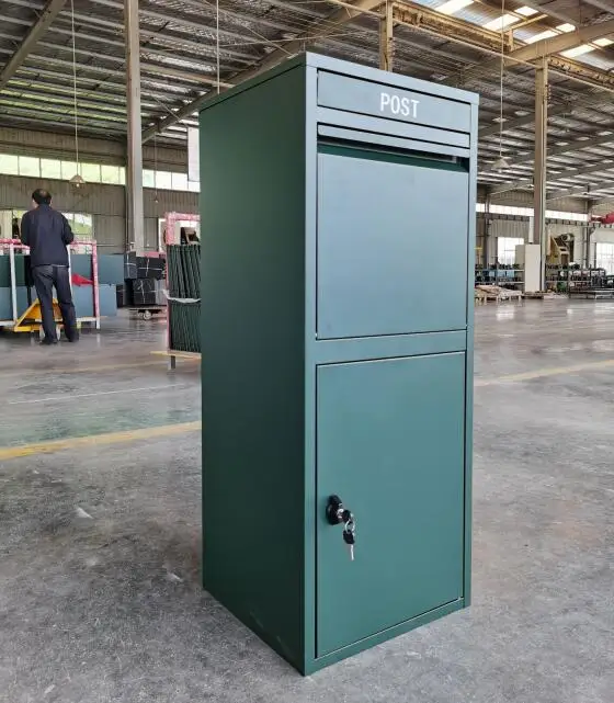 JAS-157 Anti Theft Outdoor Smart Mailbox Metal Parcel Delivery Box for Home Letter Drop Mail Box