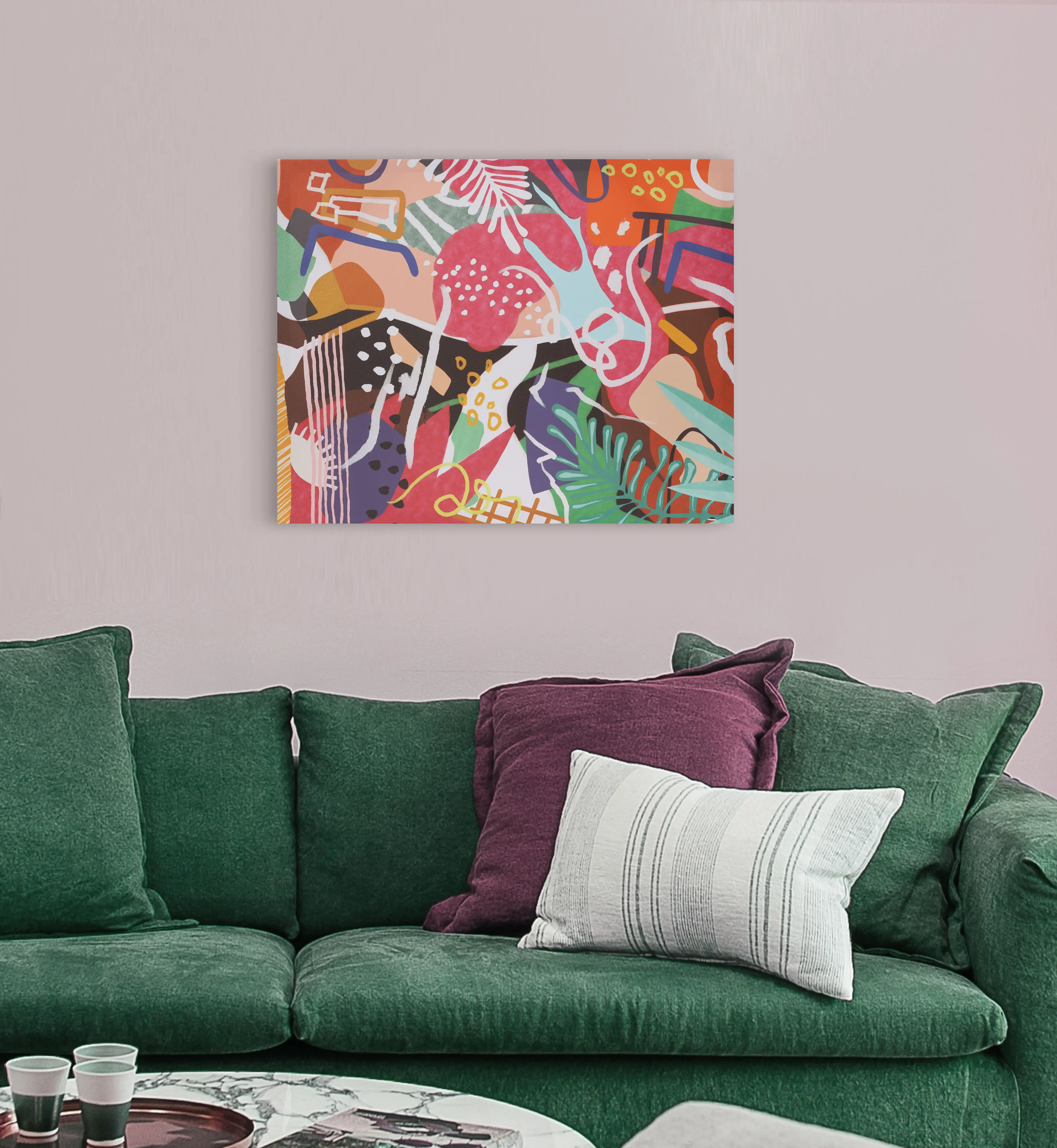 Wholesale Street Graffiti Art Canvas Painting Abstract Oil Painting Living Room Bedroom Decorative Painting