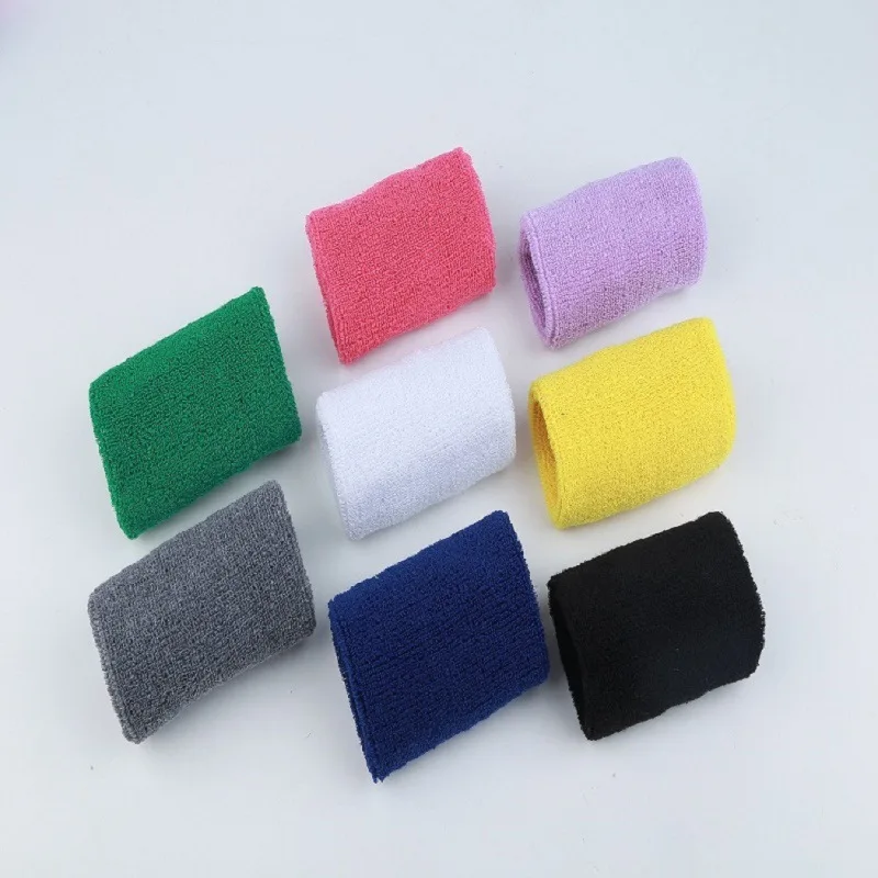 Regail towel sweatband wrist bands Comfortable tennis breathable carpal tunnel guard high elastic sport cotton wrist