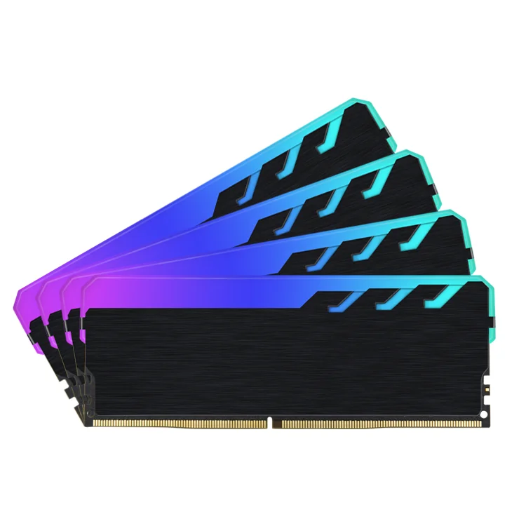 Оптовая продажа с завода Высококачественная светодиодная RGB оперативная Память DDR4 8 Гб 16 2400 2666 МГц ОЗУ для процессоров OEM радиатор игровая