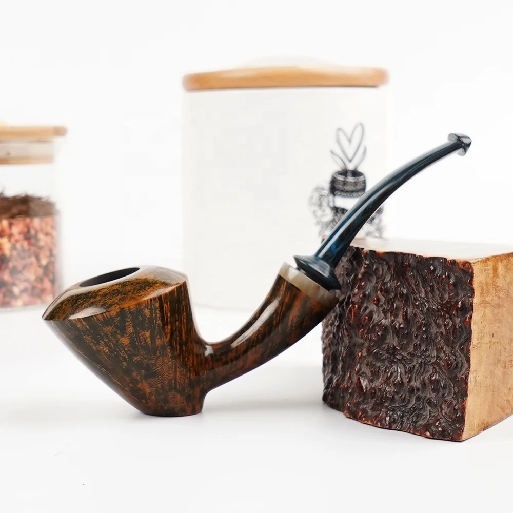 Drop-shipping Accepted Chinese Tobacco Pipe Factory Briarwood Smoking Pipe Wholesale