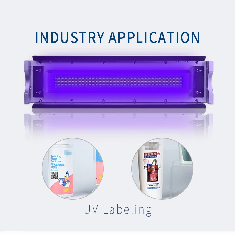 Factory Sale China UV LED Curing System within LED lamp UV printing machine for digital printing