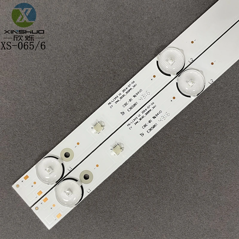 High Quality Backlight LED MS-L1343 L2202 L1074 V2 JL.D32061330-081AS-M TV 6Lamps 580mm
