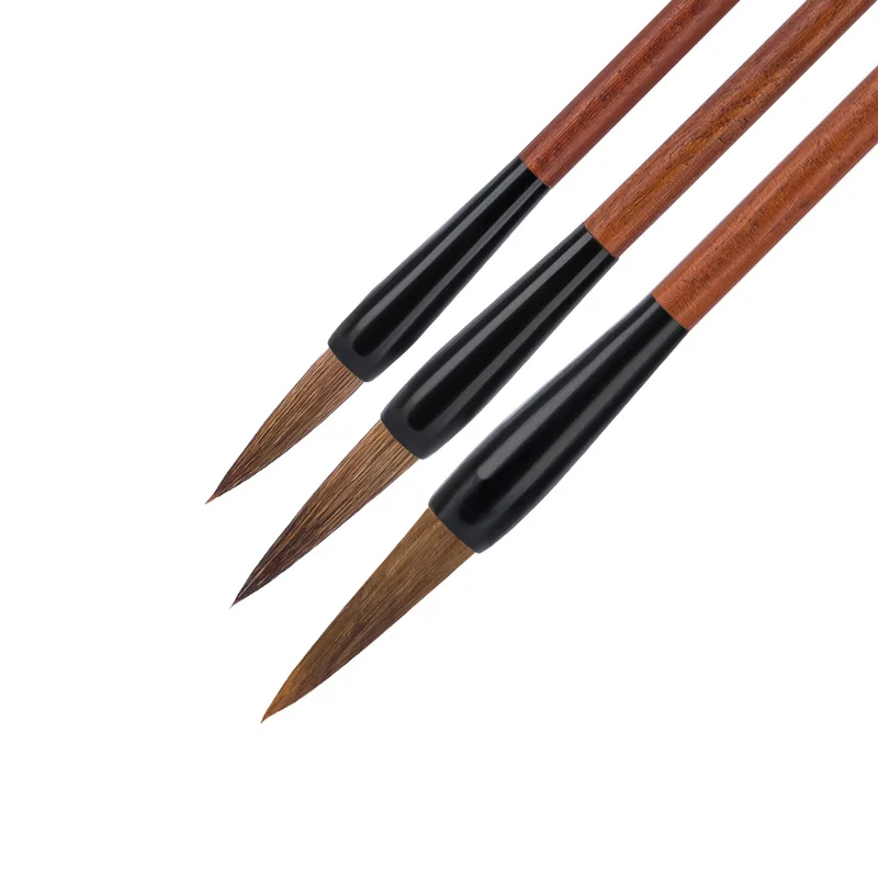 Deli 36005 3pcs/box Calligraphy Brush Pen Set practice writing brush for students 120box*3pcs/box=360pcs per carton set