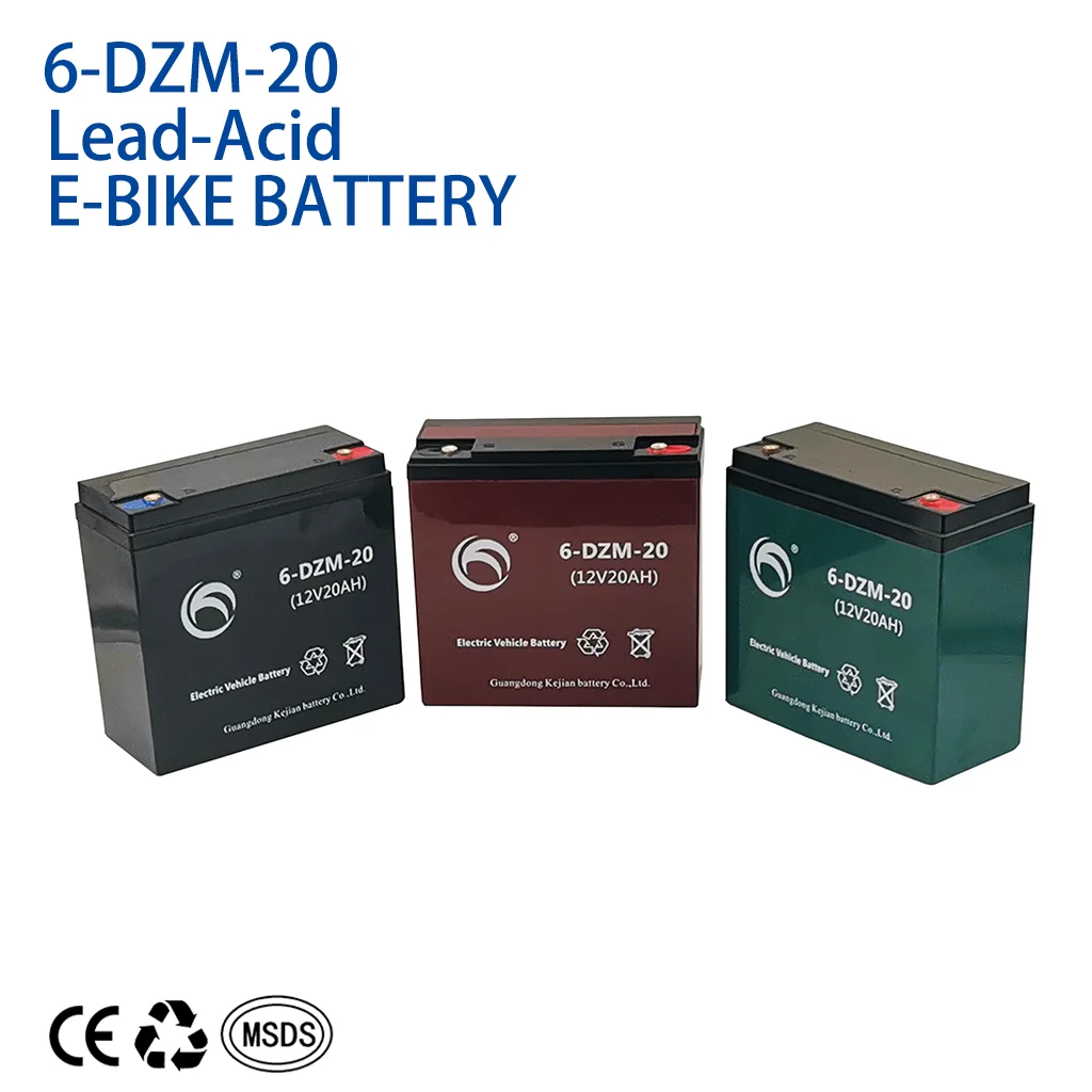 Прочный OEM 6-DZM-20 12 В 20AH VRLA гель-Мопед Электрический велосипед герметичный AGM свинцово-кислотный аккумулятор для трехколесного скутера