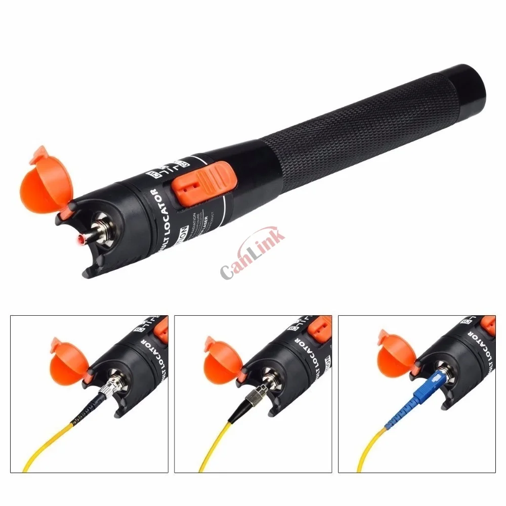 A Pen Type Red Light Source 30MW/20MW/10MW/5KM Visual Fault Locator Fiber Optic Cable Tester 1-5km 10km 20km 30Km Range VFL