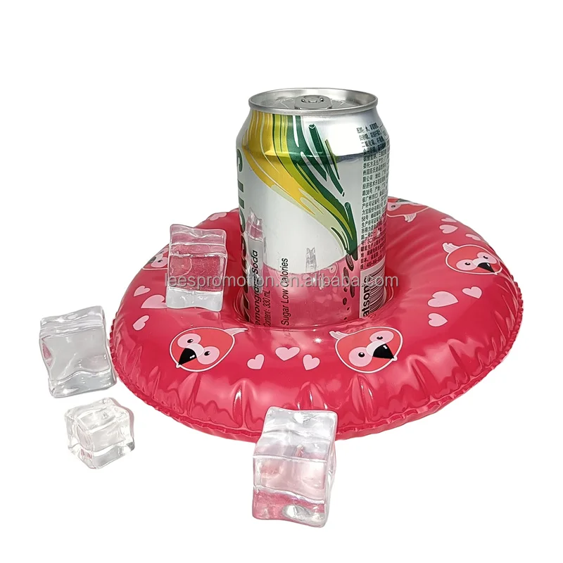 Design pool inflatable floating PVC wine ice bucket logo printed