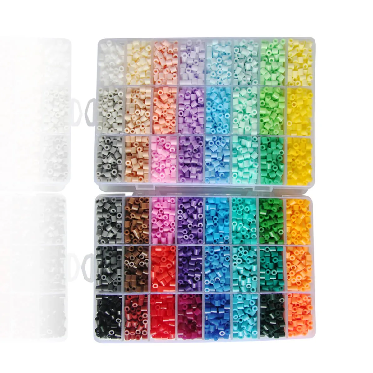 
2021 Hot sale toys educational 48colors Fuse Beads PE/EVA Mini Hama Beads 5mm Wholesale Perler Beads Set 