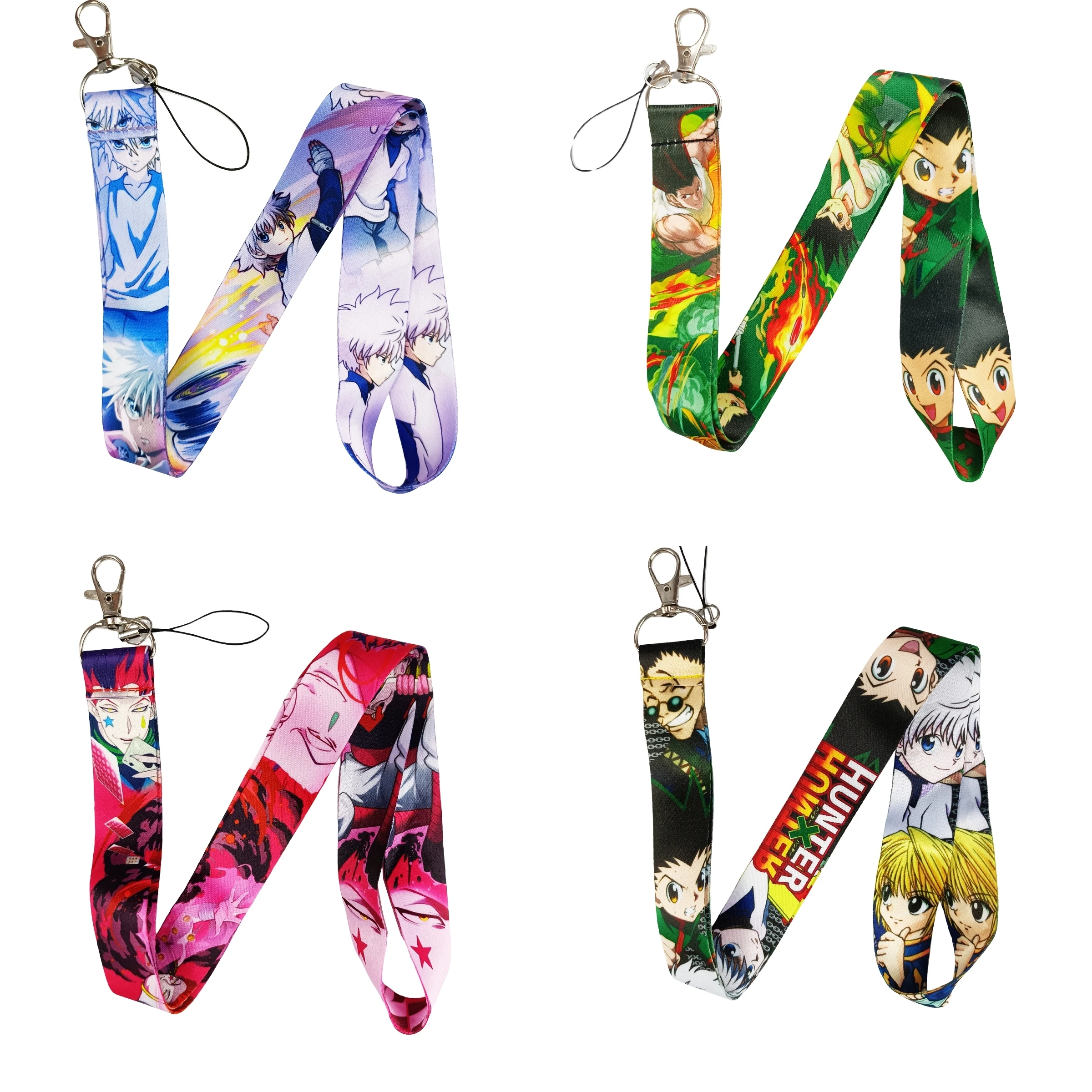 Wholesale 1000 Designs Cartoon Key Lanyard ID Badge Holders Animal Phone Neck Straps with Keyring Phone Accessories