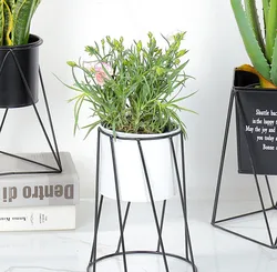 Galvanized Planters Flowers Decorative Round Garden Copper Metal Bucket Plant Pot Ice Bucket