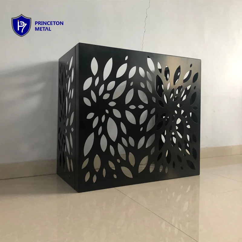 Customized decorative laser cutting metal aluminum air conditioner covers