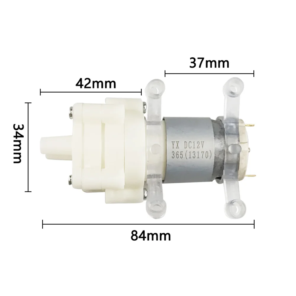 DC 6-12V R365 Diaphragm Water Pump Aquarium Air Pump Mini Electric Fresh Water Pump Aquarium Air Pumps Accessories