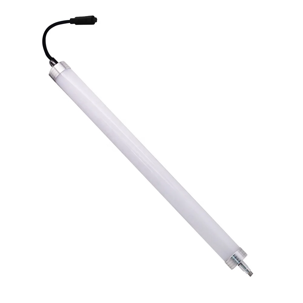 DC24V RGB светодиодный пиксельный трубчатый светильник 360 градусов 0,5/1/1.5/2 м DMX садовый светильник для вечеринки на открытом воздухе