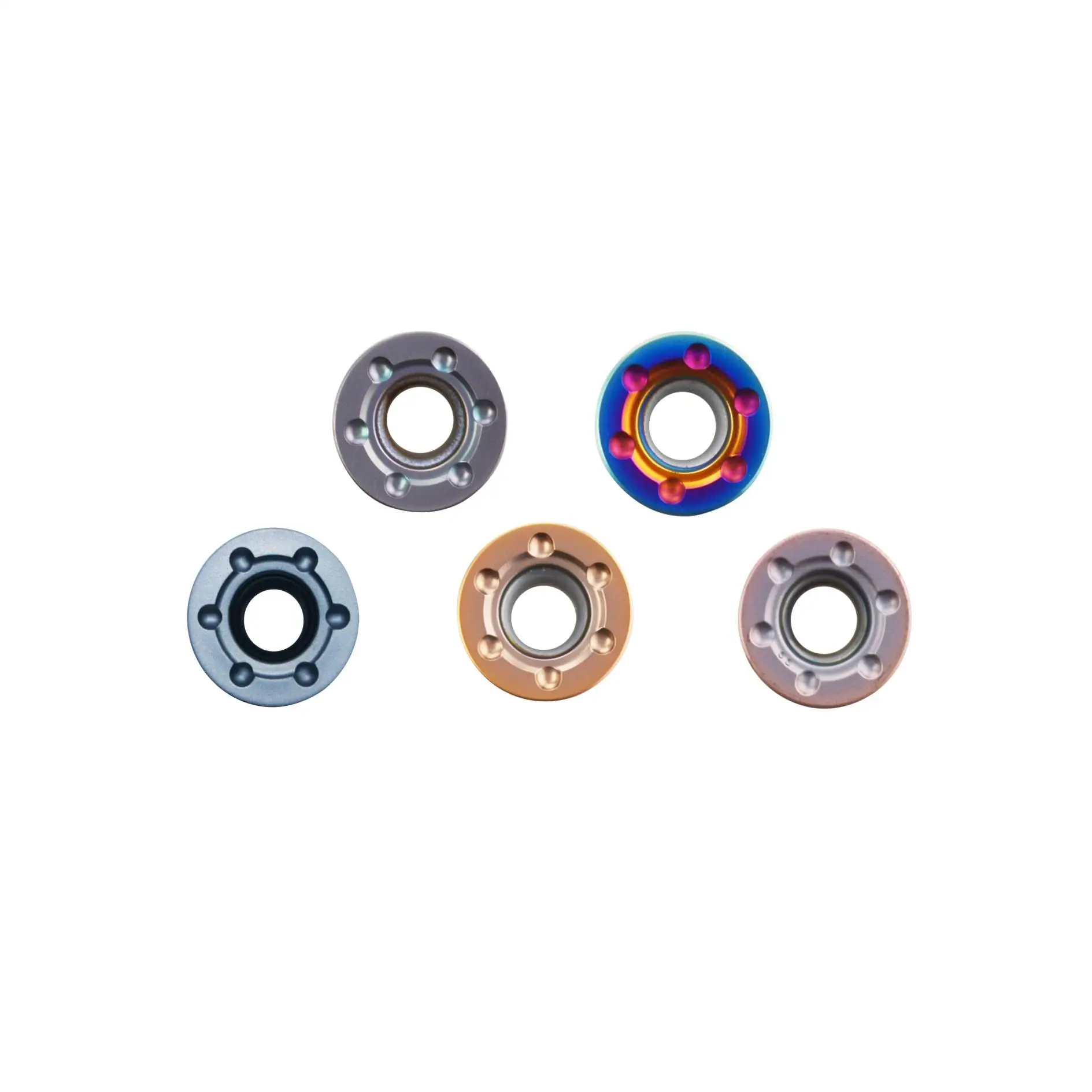 HARDVIK factory price PCD CBN cnc milling insert face mill RDMT RPMT RPEW Indexable cutting tools for stainless steel