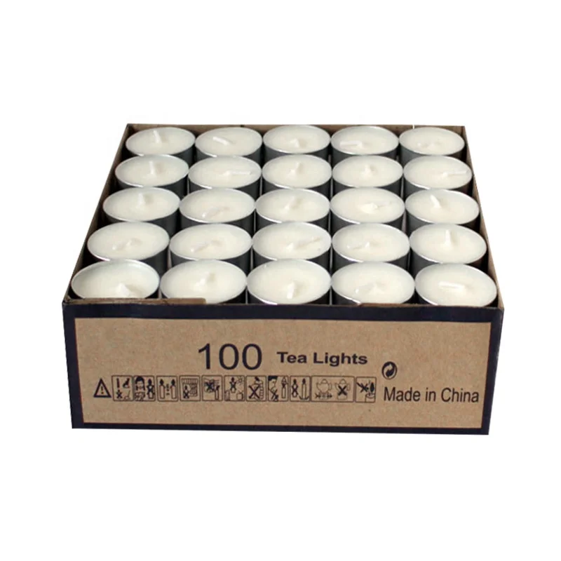 UK Long Burning 8 Hours Round Christmas Tealight Candle for Decoration