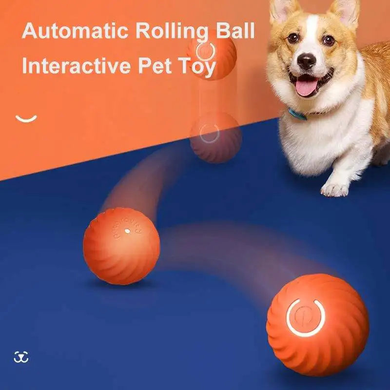 wholesale Smart Moving Pet Toy Ball Interactive Pet Toy Ball electric pet cat toys automatic rolling smart cat