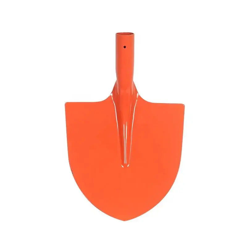 High quality D Grip type Metal Steel shovel with handle with special steel plates