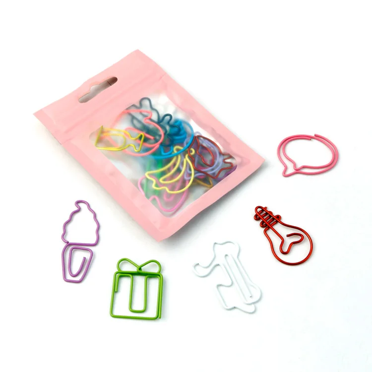 Прямая поставка с завода, зажимы для бумаги случайной формы, лидер продаж на Amazon, зажимы для бумаги в невидимой коробке