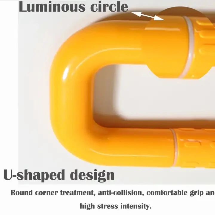 Bathroom Grab Bars Abs Bathtub Nylon Toilet Safety Rail Support 350Lbs Toilet Safety Bar Bathtub Handles Safety Rail Bar