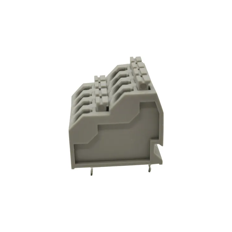 5.0 mm 250T Double Rows Hole Screwless PCB terminal block