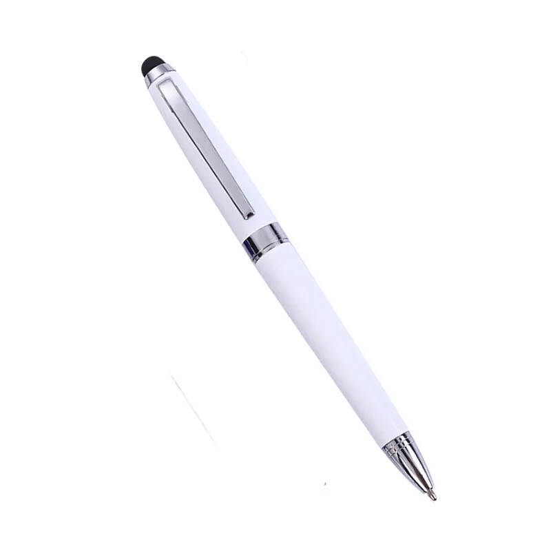 New Design metal customer custom ballpoint logo laser cutting logo projector ball pen for Promotion