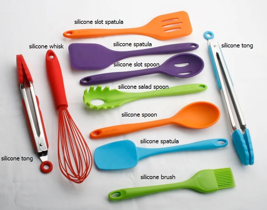 Kitchen Cooking Utensils Kitchen Gadgets Utensilios Accesorios De Cocina Cookware Tools Set Silicone Kitchen Saptula Utensils