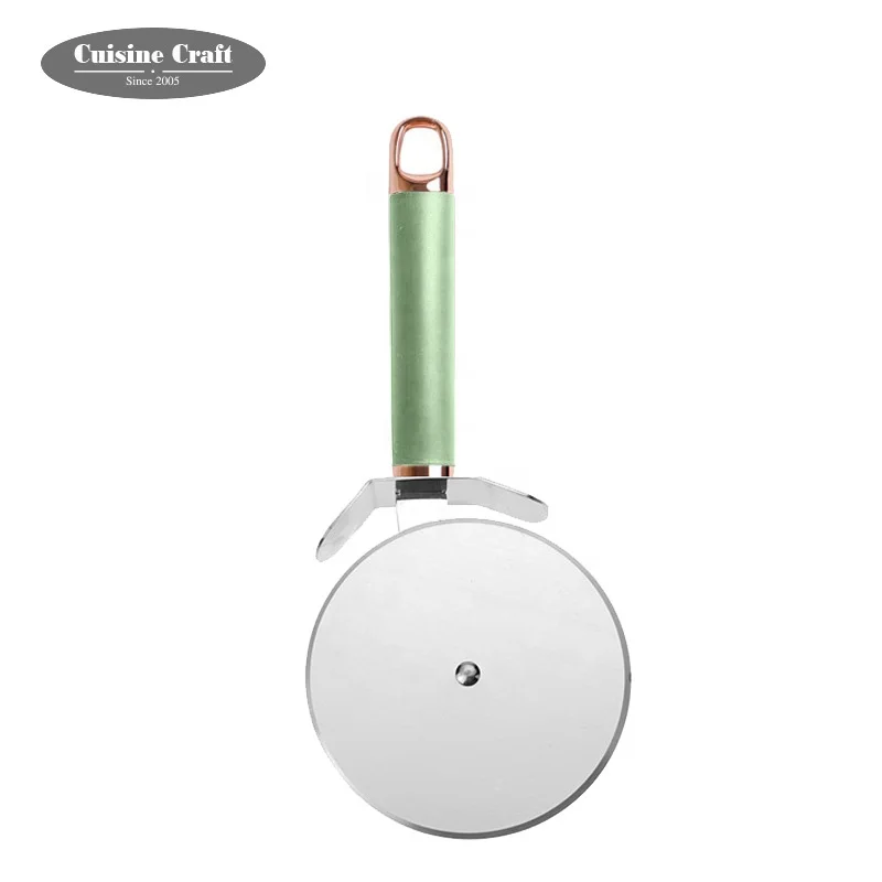 Amazon Hot selling Custom Stainless steel pizza cutter wheel with fantastic smooth  grip