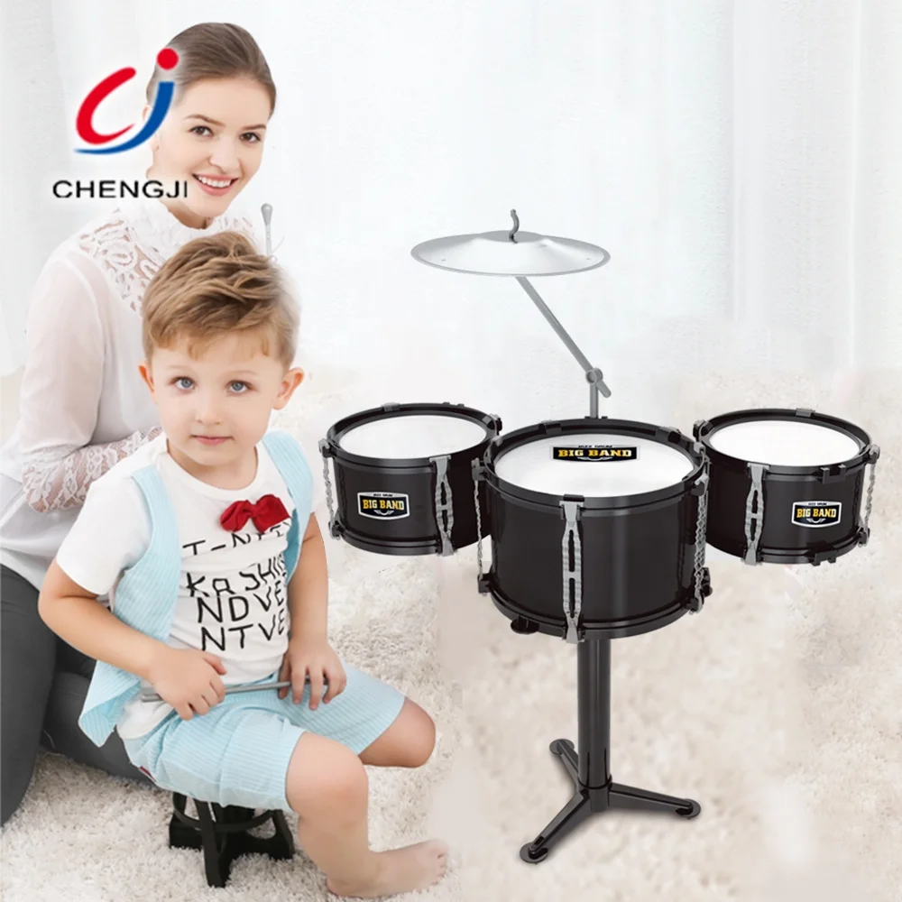 Musical educational big musical instrument set play jazz children drum set toys