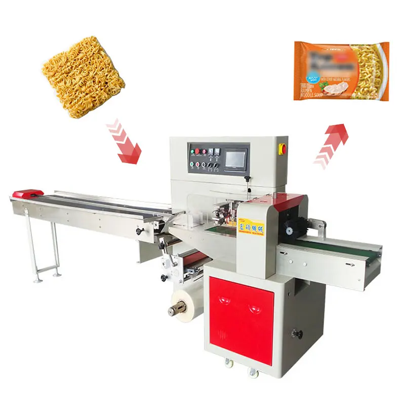 Automatic Pillow Type Plastic Bags Instant Noodle Packing Machine