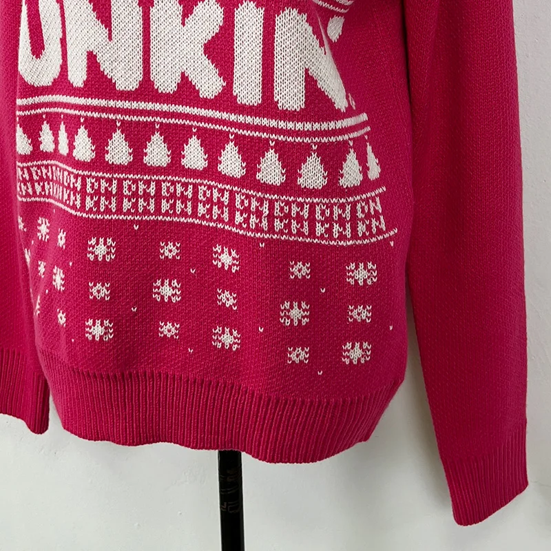 OEM Ugly Christmas Pullover Sweater Women Christmas Sweater Custom Jacquard Knitted Christmas Sweater For Men and Women