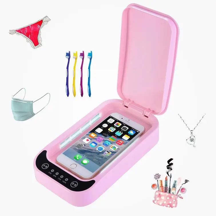 
Mobile phone Sanitizer face mask UV Light Sterilizer Jewelry Disinfector 2020 hot selling product 