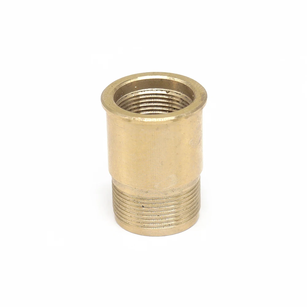 High Quality Customized Male Female Thread Cylindrical Lead-Free Pipe Rod Shaft Brass Flange Bushing