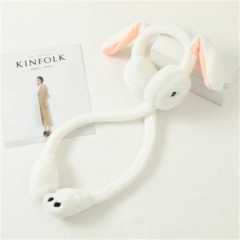Hot earmuffs will move rabbit ears cute earmuffs female winter weather warm earmuffs antifreeze package ear hat R0866