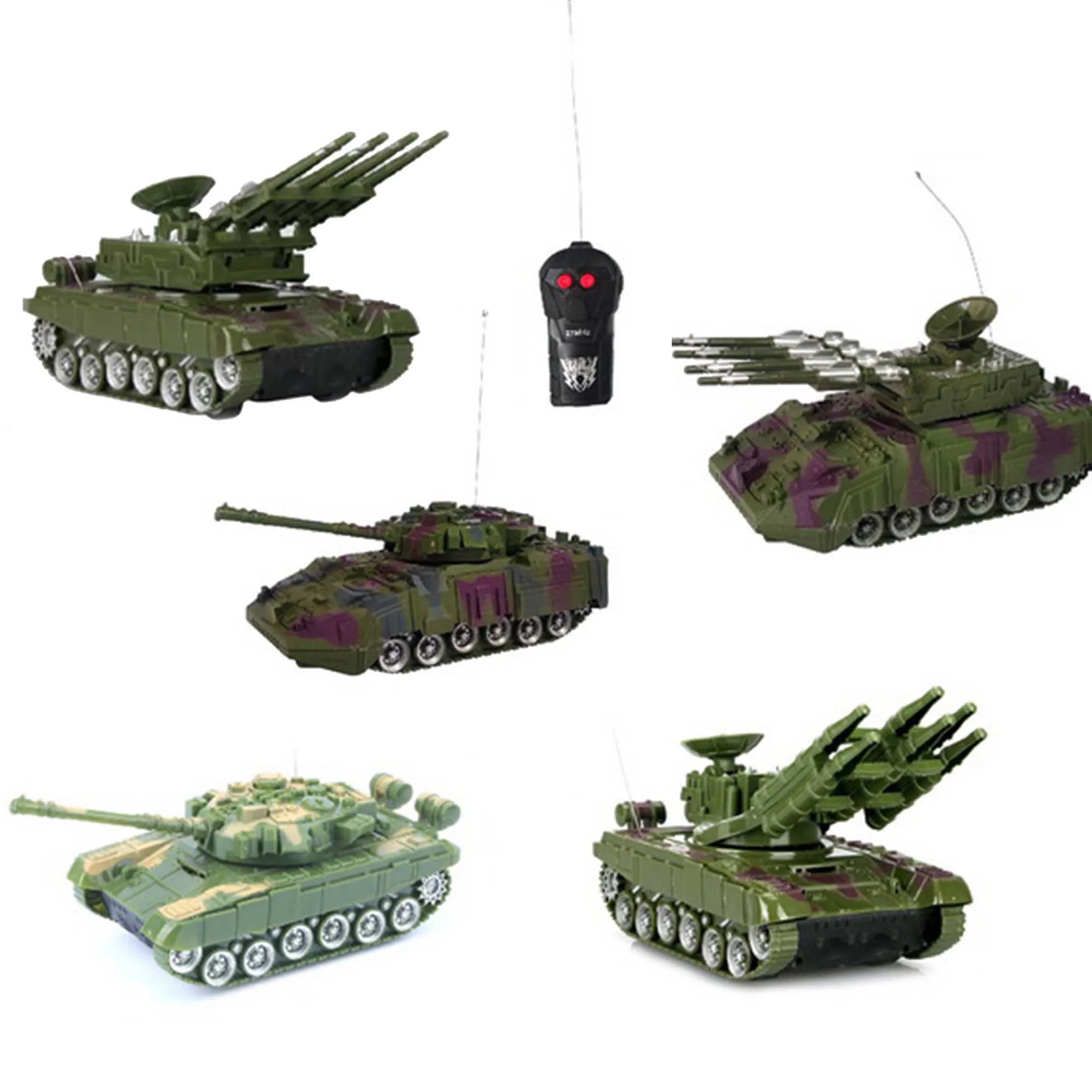 EPT 2 Way WW2 Militarily RC Armor Tank Truck  Car with Lights