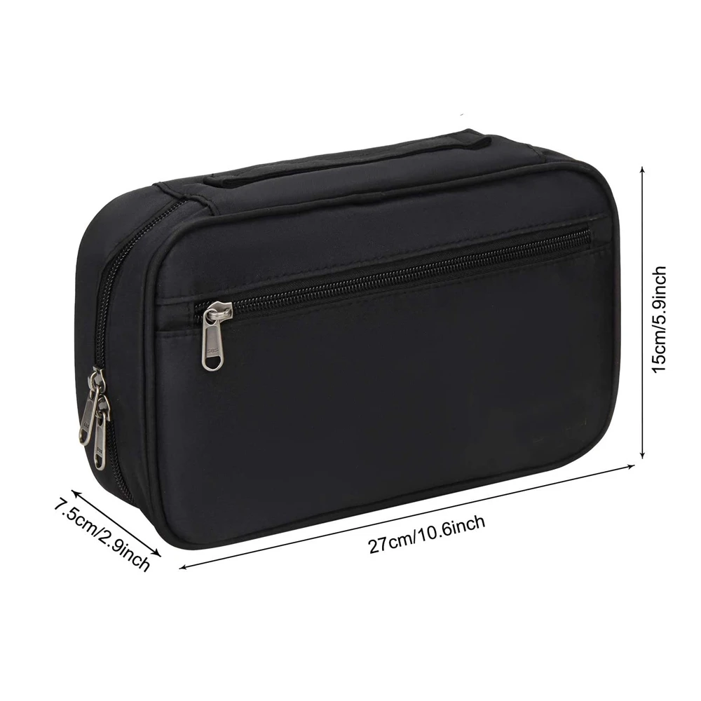 Custom Cosmetic Bag Roll Makeup Brush With Leather Wallet travel cosmetic bags portable cosmetic make up case bag for ladies