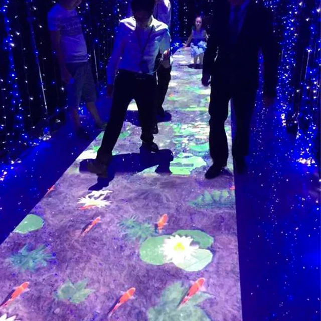 Basic version Interactive projection floor software support interactive games for indoor amusement park
