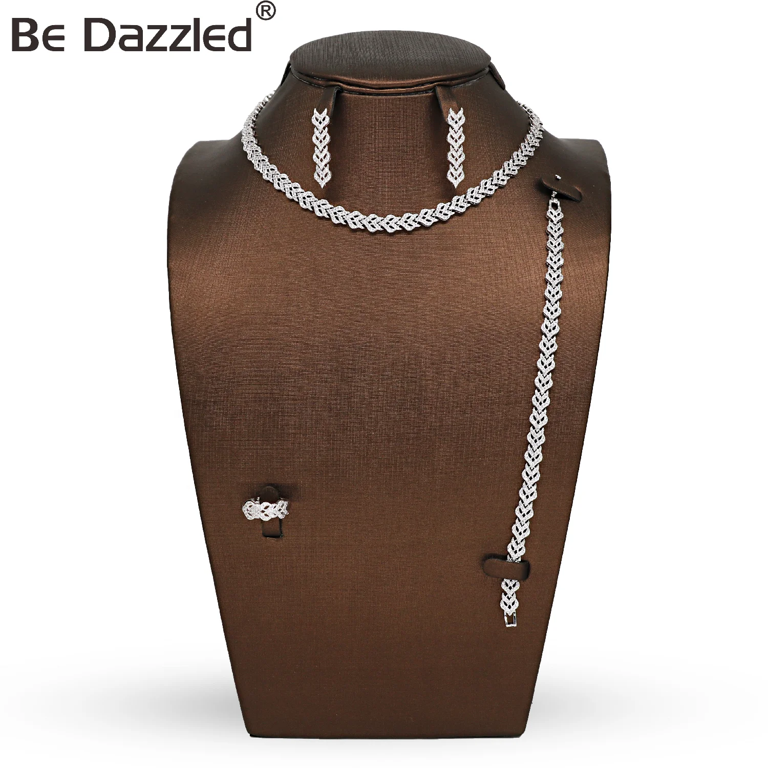 AAA CZ African Necklace Micro Pave Zircon 4pcs Jewelry Set for Women Wedding Accessories Dubai Bridal Jewelry Set