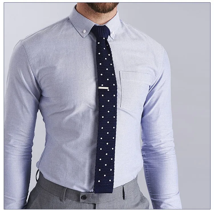 Мужская приталенная рубашка с длинным рукавом, в западном стиле
