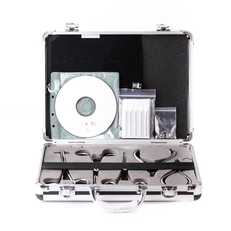 Kissure Professional Body Piercing tools tattoo piercing supplies New Tattoo machine complete set with body piercing kit