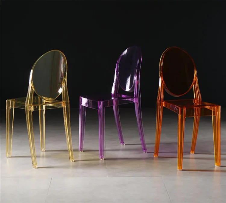 Clear Acrylic Plastic Chair Transparent