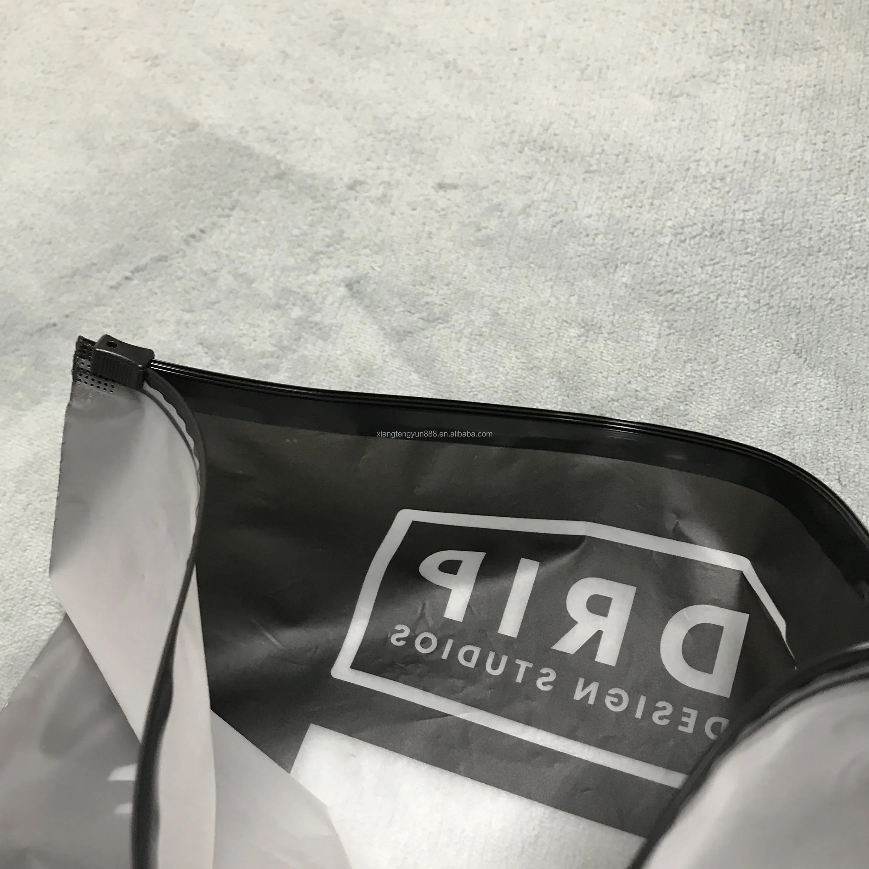 Printing Customized Matte Slider Frosted Plastic Packing Underdress Zipper Bag