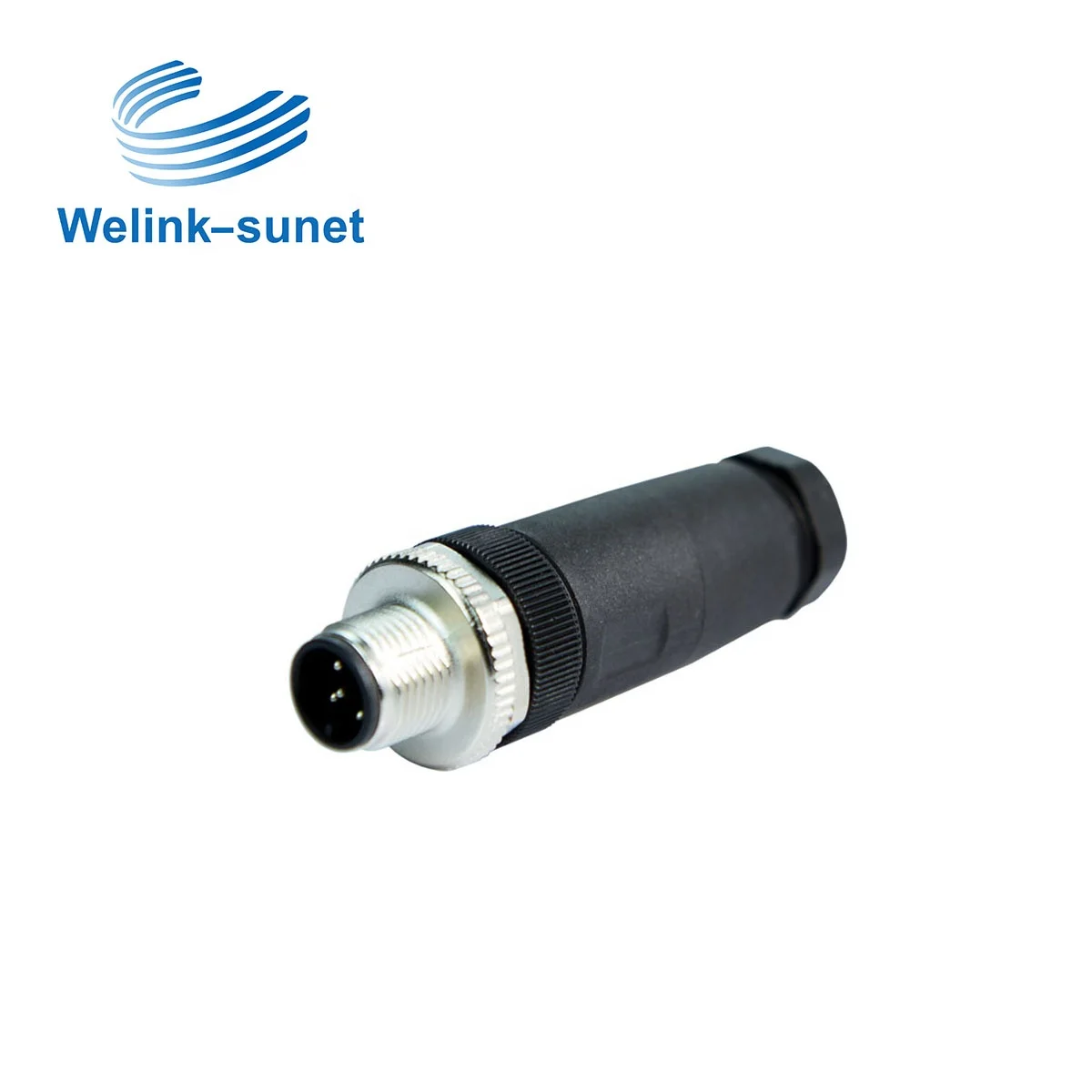 M12 7P waterproof wire connector with landscape lamp