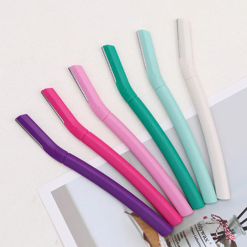 Woman Facial Razor Device Hair Remover Tool Derma Eyebrow Razor Biodegradable Eyebrow Trimmer for Women