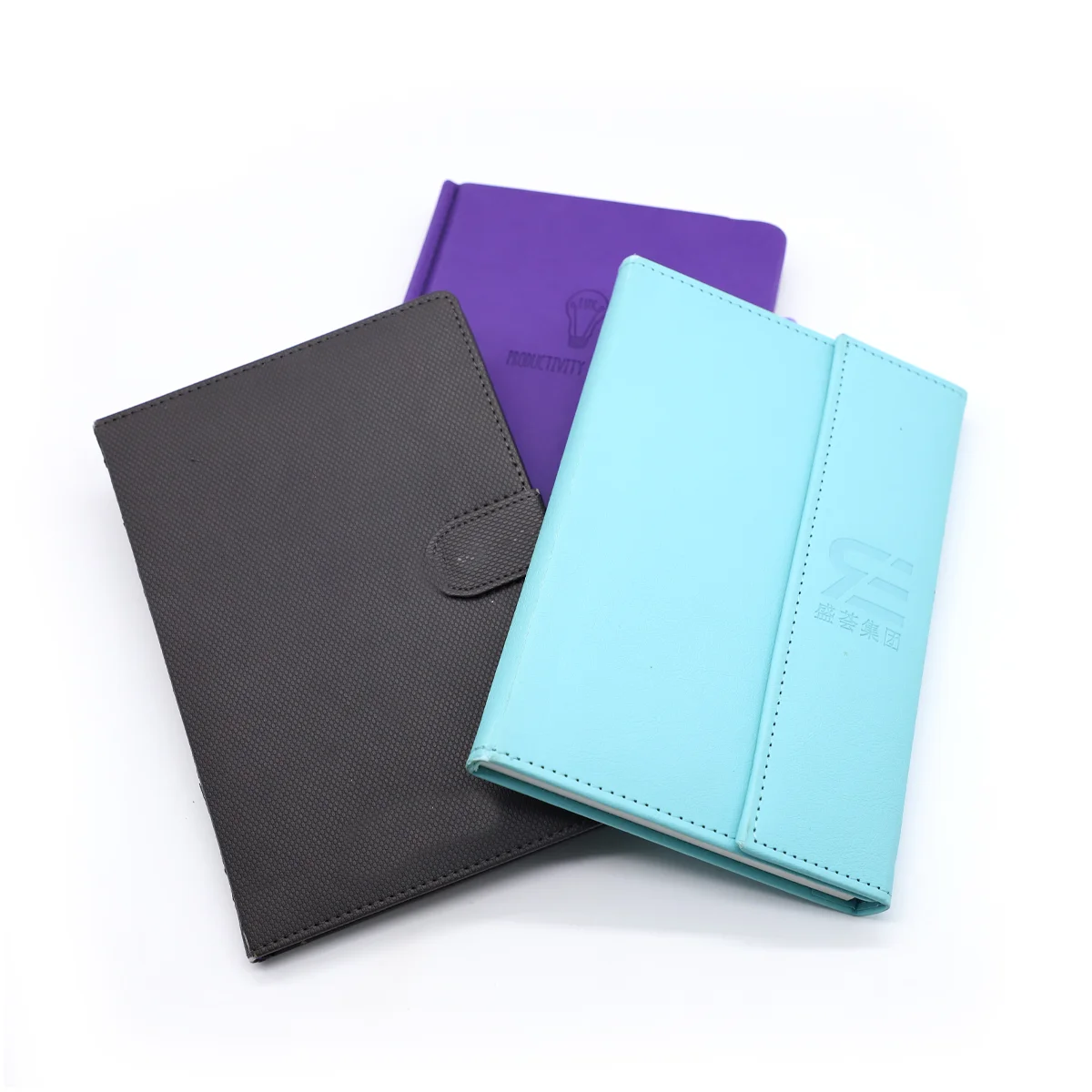 2023 Hardcover Journal Leather Cover Notebooks Customizable Wedding Manifestation Daily Planner Printing