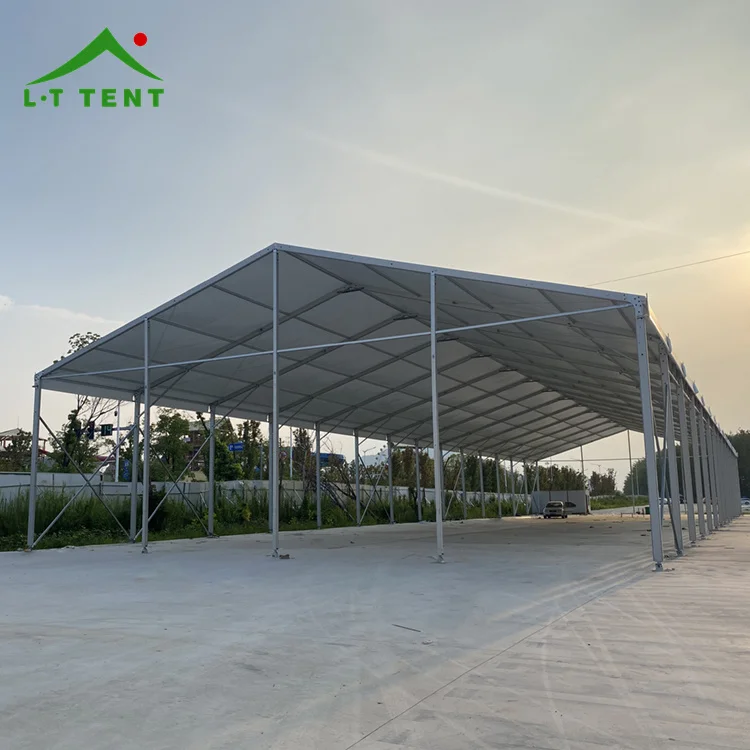 Сверхмощный большой 30x50 м алюминиевая конструкция из ПВХ временная большая складская палатка для промышленного хранения
