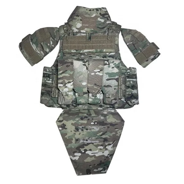 TJ-OUTDOORS Custom 500D Nylon  combat Molle Adjustable Security Protective Chaleco Tactico Camo Tactical Plate Carrier Vest